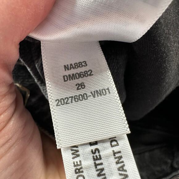 Madewell Jeans Womens 26 Washed Black Curvy Perfect Vintage Lunar High Rise - Picture 6 of 12